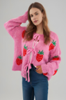 Once Upon A Tie Multi Pattern Knit Sweater-Sweaters-Krush Kandy, Women's Online Fashion Boutique Located in Phoenix, Arizona (Scottsdale Area)
