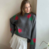 Southern Belle Rose Knit Sweater-Sweaters-Krush Kandy, Women's Online Fashion Boutique Located in Phoenix, Arizona (Scottsdale Area)