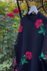 Southern Belle Rose Knit Sweater-Sweaters-Krush Kandy, Women's Online Fashion Boutique Located in Phoenix, Arizona (Scottsdale Area)