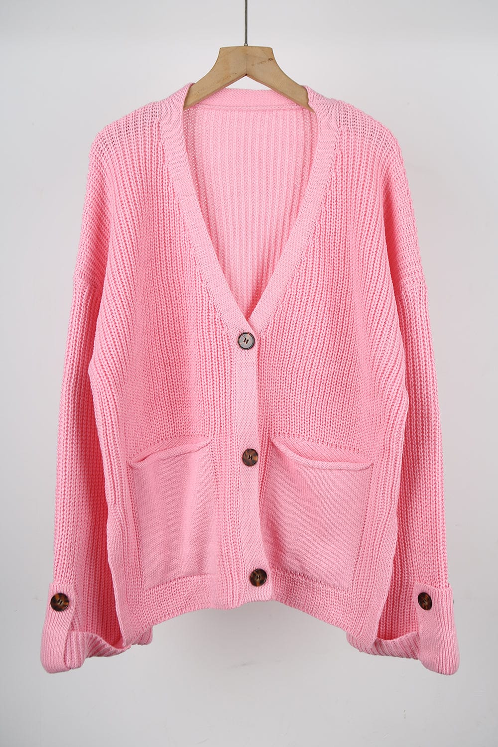 Everyday Basic Button Cardigan-Tops-Krush Kandy, Women's Online Fashion Boutique Located in Phoenix, Arizona (Scottsdale Area)