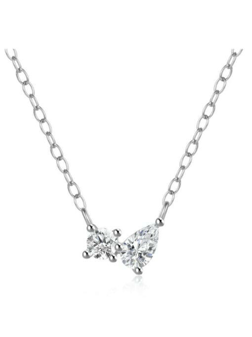 Cubic Zirconia Water Drop Dainty Necklace-Necklaces-Krush Kandy, Women's Online Fashion Boutique Located in Phoenix, Arizona (Scottsdale Area)