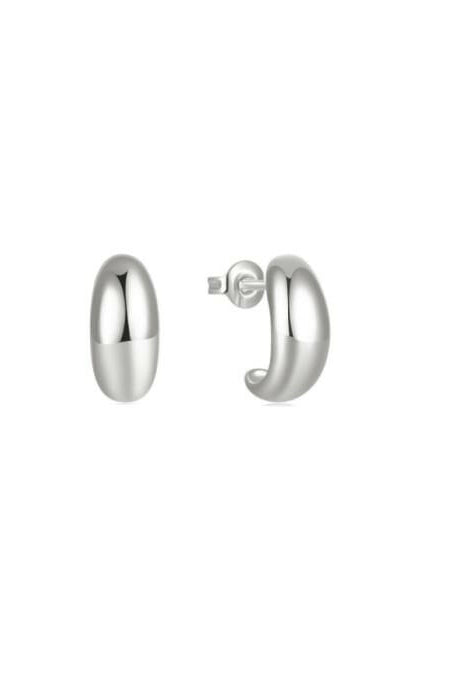 Sterling Geometric Minimalist Stud Earrings-Earrings-Krush Kandy, Women's Online Fashion Boutique Located in Phoenix, Arizona (Scottsdale Area)