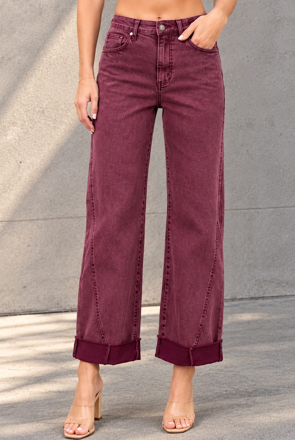 Plum Cuffed Jeans Urban Fashion Shoot.png
