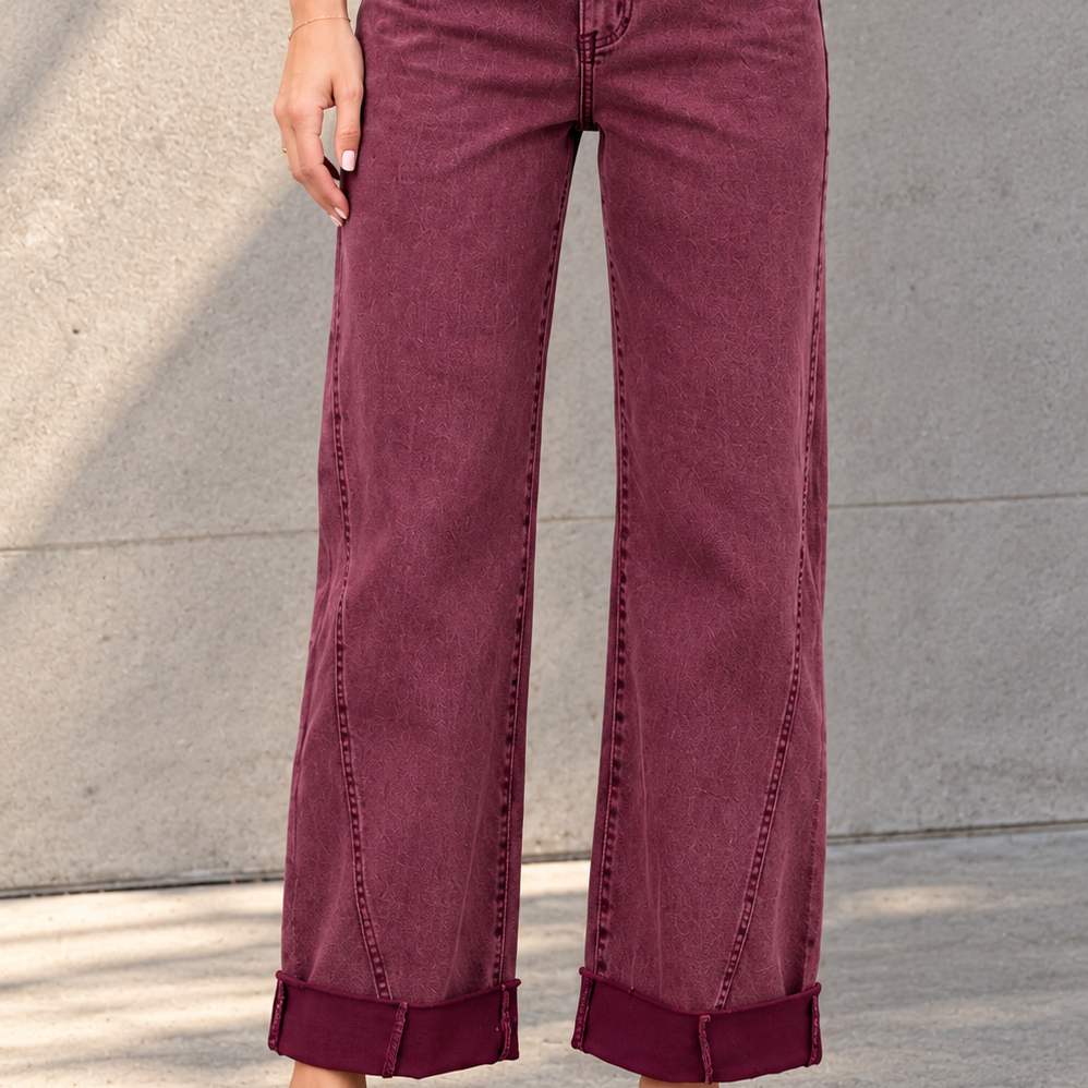 Plum Cuffed Jeans Urban Fashion Shoot.png