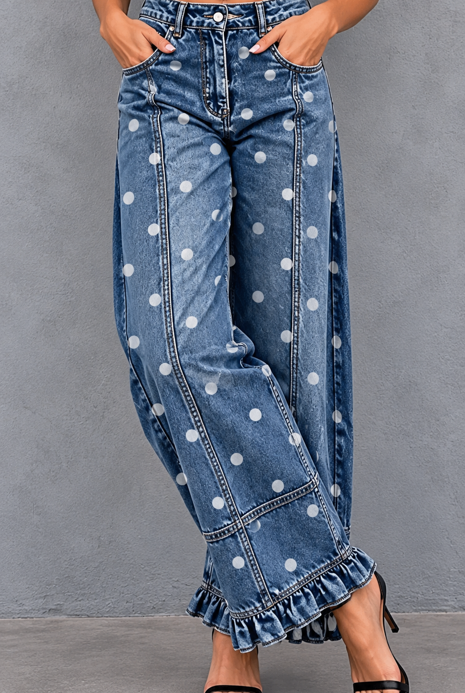 Polka-Dot Wide-Leg Denim Studio Look.png
