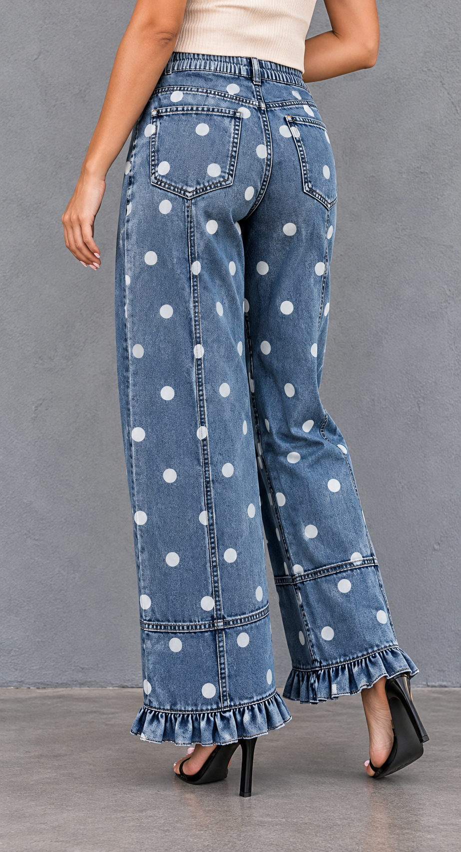Polka Dot Wide-Leg Jeans Studio Look.png