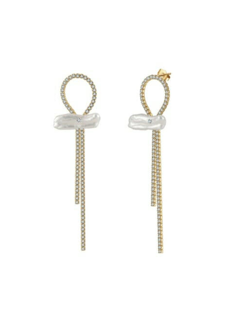 Tassel Vintage Pearl Drop Earring-Earrings-Krush Kandy, Women's Online Fashion Boutique Located in Phoenix, Arizona (Scottsdale Area)