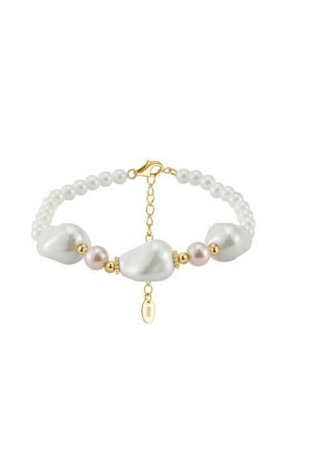 Freshwater Pearl Vintage Link Bracelet-Bracelets-Krush Kandy, Women's Online Fashion Boutique Located in Phoenix, Arizona (Scottsdale Area)