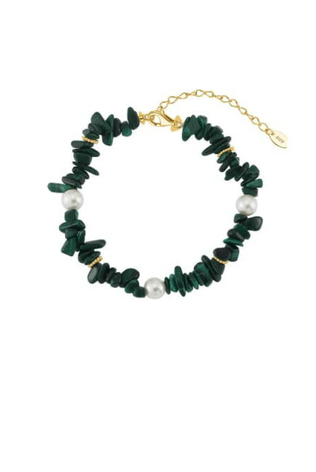 Freshwater Pearl & Malachite Bracelet-Bracelets-Krush Kandy, Women's Online Fashion Boutique Located in Phoenix, Arizona (Scottsdale Area)