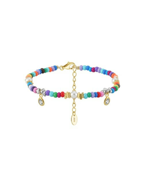 Multi Color Crystal Charm Beaded Bracelet-Bracelets-Krush Kandy, Women's Online Fashion Boutique Located in Phoenix, Arizona (Scottsdale Area)