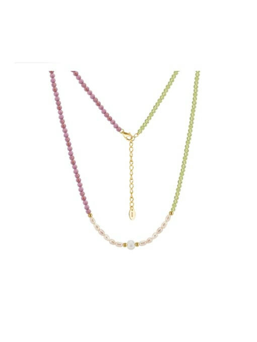 Best Of Both Worlds Pearl Necklace-Necklaces-Krush Kandy, Women's Online Fashion Boutique Located in Phoenix, Arizona (Scottsdale Area)
