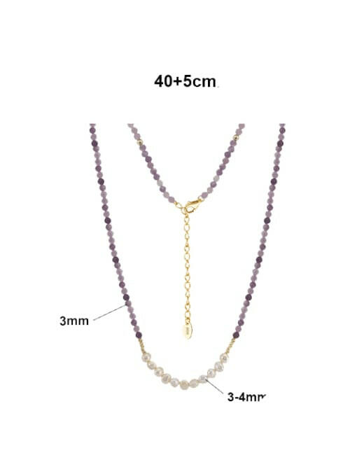 Natural Stone & Pearl Bohemian Necklace-Necklaces-Krush Kandy, Women's Online Fashion Boutique Located in Phoenix, Arizona (Scottsdale Area)