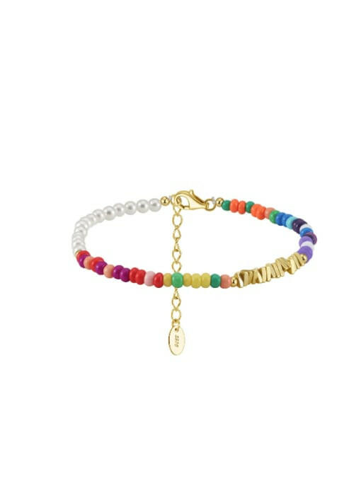 Multi Color & Pearl Beaded Bracelet-Bracelets-Krush Kandy, Women's Online Fashion Boutique Located in Phoenix, Arizona (Scottsdale Area)