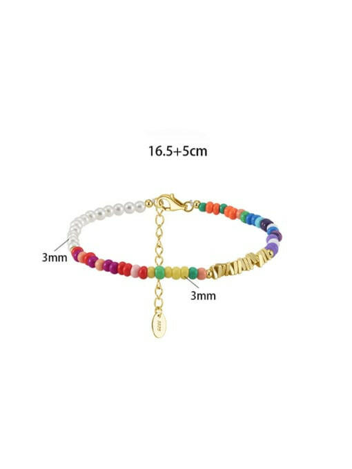 Multi Color & Pearl Beaded Bracelet-Bracelets-Krush Kandy, Women's Online Fashion Boutique Located in Phoenix, Arizona (Scottsdale Area)