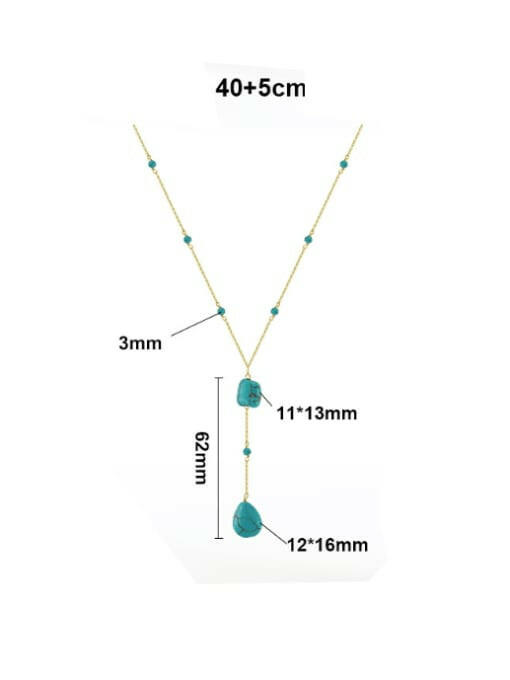 Turquoise Tassel Vintage Lariat Necklace-Necklaces-Krush Kandy, Women's Online Fashion Boutique Located in Phoenix, Arizona (Scottsdale Area)