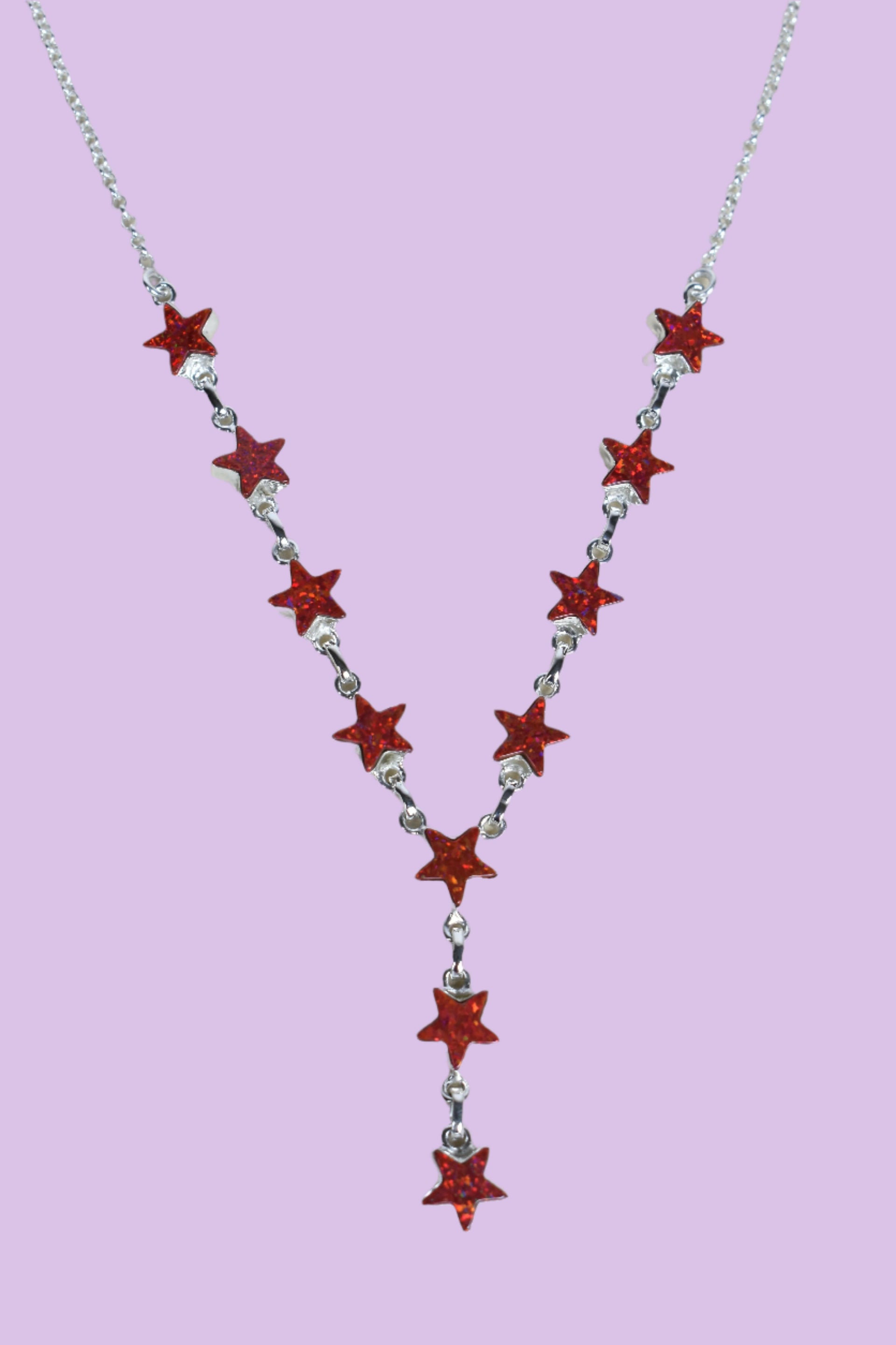 Star Studded Cast Necklace-Chain Necklaces-Krush Kandy, Women's Online Fashion Boutique Located in Phoenix, Arizona (Scottsdale Area)