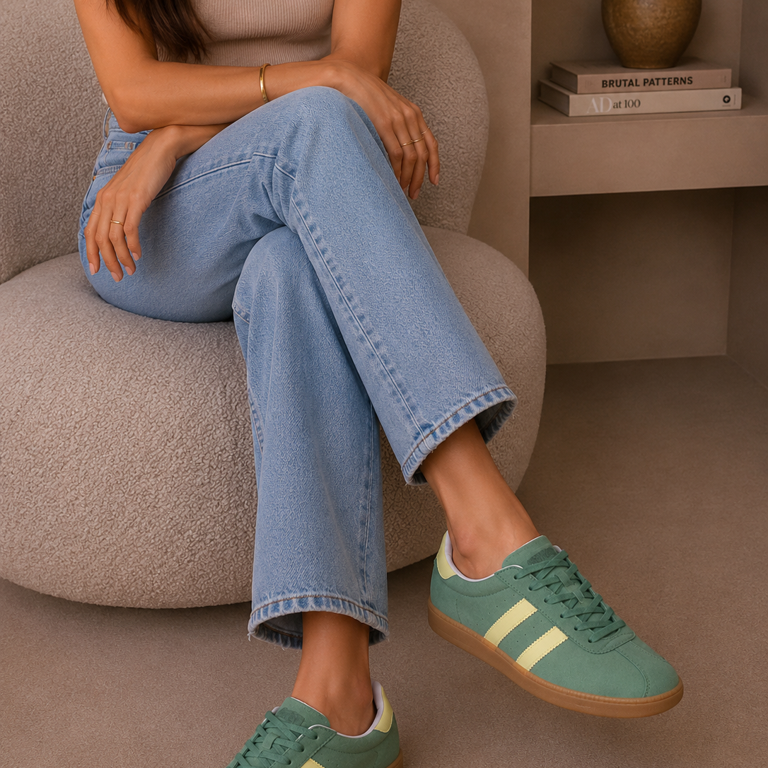 Retro Vibe Vintage Stripe Sneakers
