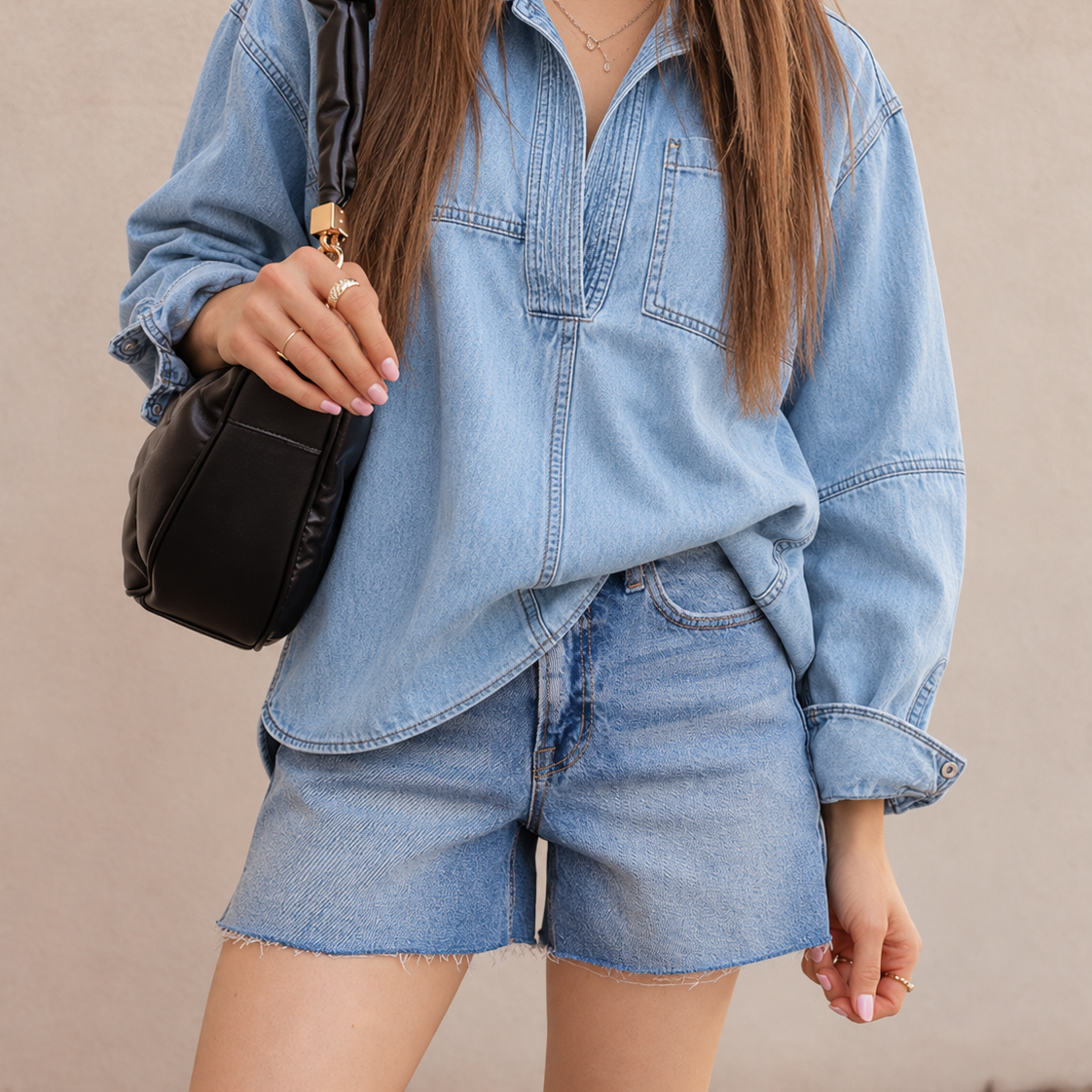 Rodeo Muse Denim Long Sleeve Top