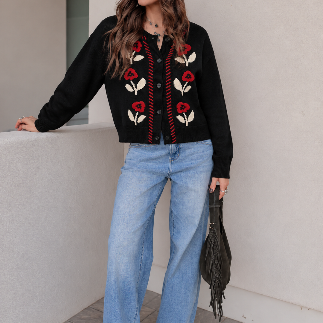 Rosalie Floral Cardigan