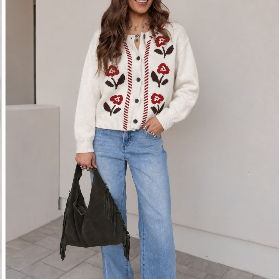 Rosalie Floral Cardigan