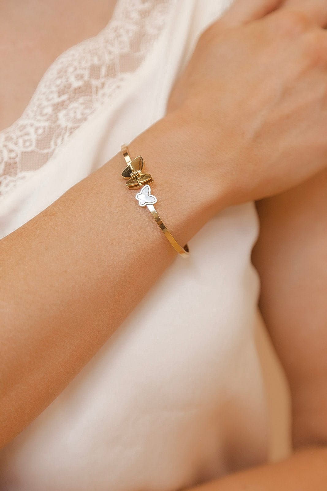 Butterfly Bangle PREORDER-Bracelets-Krush Kandy, Women's Online Fashion Boutique Located in Phoenix, Arizona (Scottsdale Area)