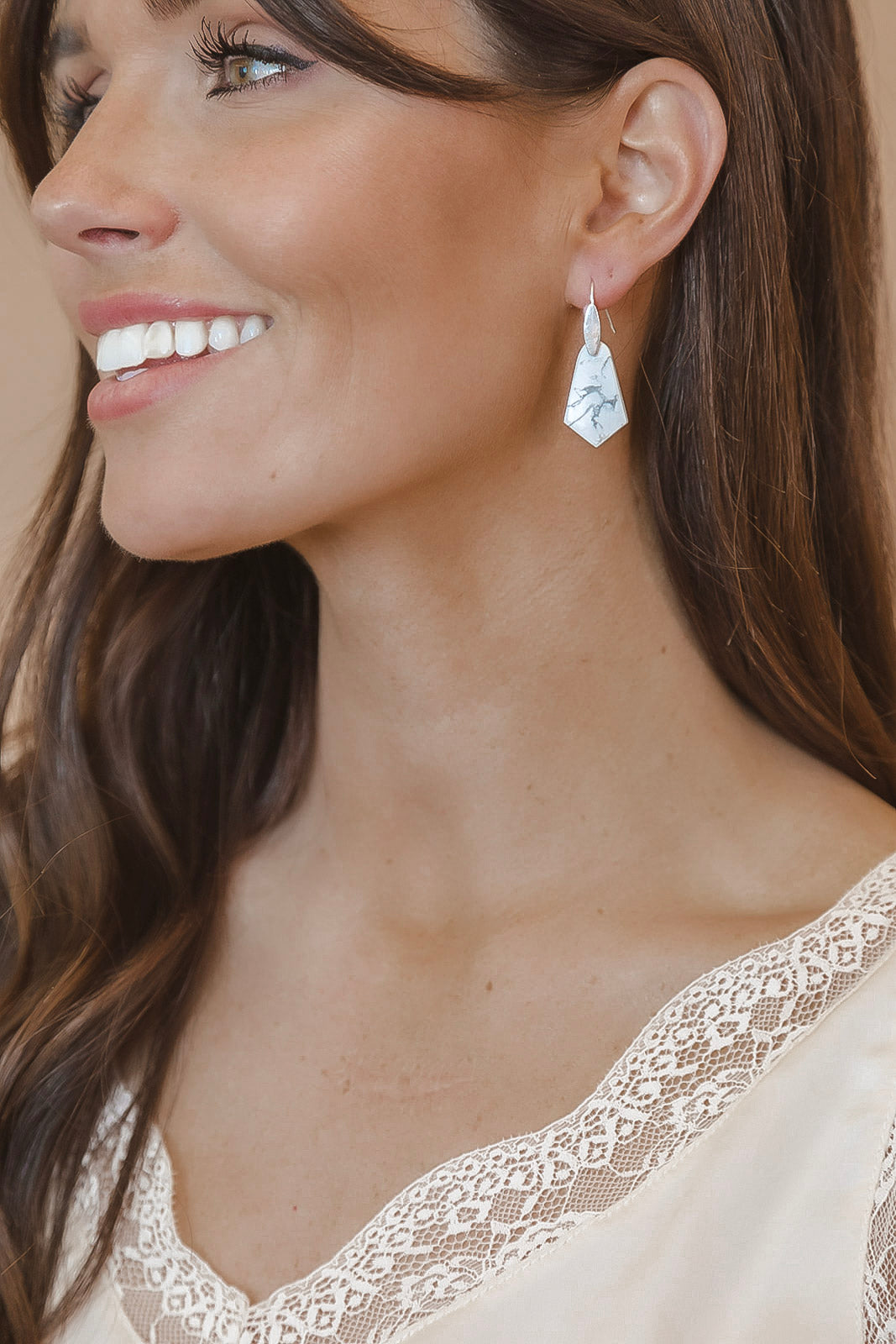 Iconic Slab Sterling Silver Earrings-Earrings-Krush Kandy, Women's Online Fashion Boutique Located in Phoenix, Arizona (Scottsdale Area)