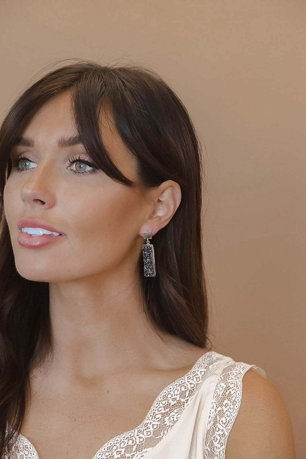 Dazzling Druzy Earrings MADE TO ORDER-Earrings-Krush Kandy, Women's Online Fashion Boutique Located in Phoenix, Arizona (Scottsdale Area)