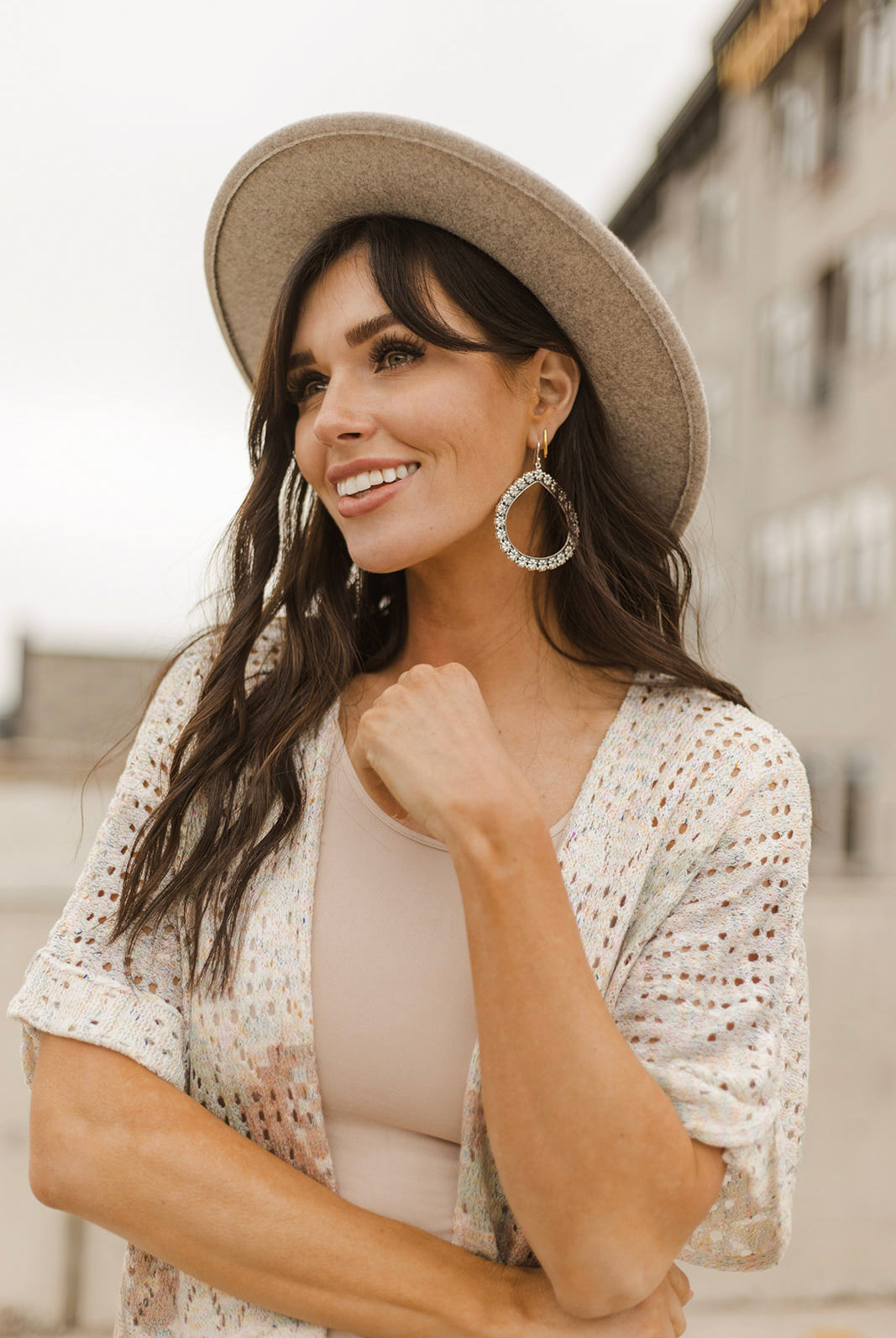 Feel The Daisy Sterling Hoops MADE TO ORDER-Earrings-Krush Kandy, Women's Online Fashion Boutique Located in Phoenix, Arizona (Scottsdale Area)