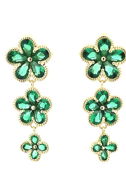 Field Of Flowers Earrings-Drop Earrings-Krush Kandy, Women's Online Fashion Boutique Located in Phoenix, Arizona (Scottsdale Area)