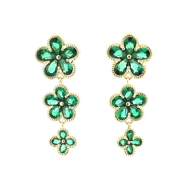 Field Of Flowers Earrings-Drop Earrings-Krush Kandy, Women's Online Fashion Boutique Located in Phoenix, Arizona (Scottsdale Area)