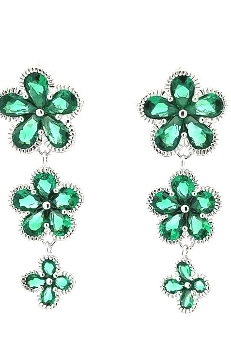 Field Of Flowers Earrings-Drop Earrings-Krush Kandy, Women's Online Fashion Boutique Located in Phoenix, Arizona (Scottsdale Area)