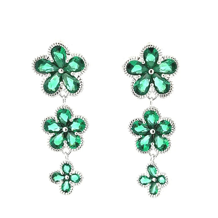 Field Of Flowers Earrings-Drop Earrings-Krush Kandy, Women's Online Fashion Boutique Located in Phoenix, Arizona (Scottsdale Area)