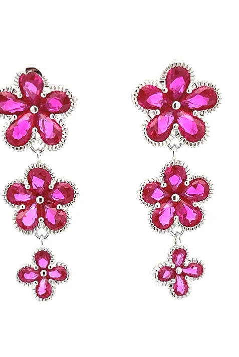 Field Of Flowers Earrings-Drop Earrings-Krush Kandy, Women's Online Fashion Boutique Located in Phoenix, Arizona (Scottsdale Area)