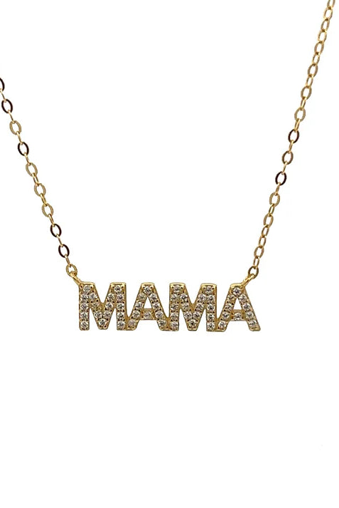 MAMA Necklace-Chain Necklaces-Krush Kandy, Women's Online Fashion Boutique Located in Phoenix, Arizona (Scottsdale Area)