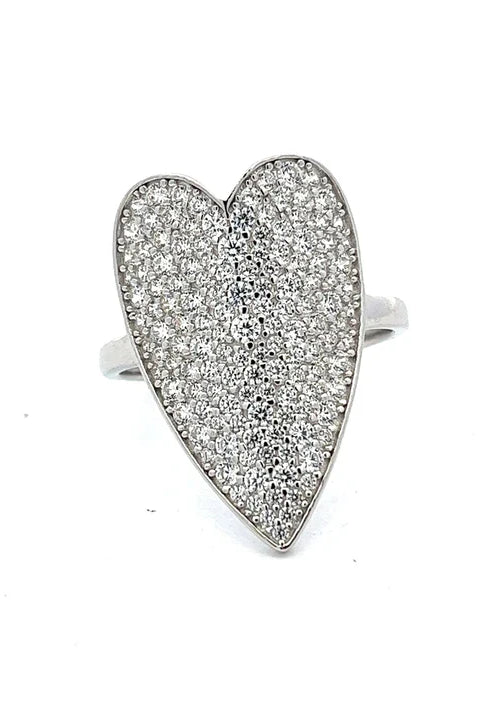 Dainty Long Heart Ring-Dainty Rings-Krush Kandy, Women's Online Fashion Boutique Located in Phoenix, Arizona (Scottsdale Area)