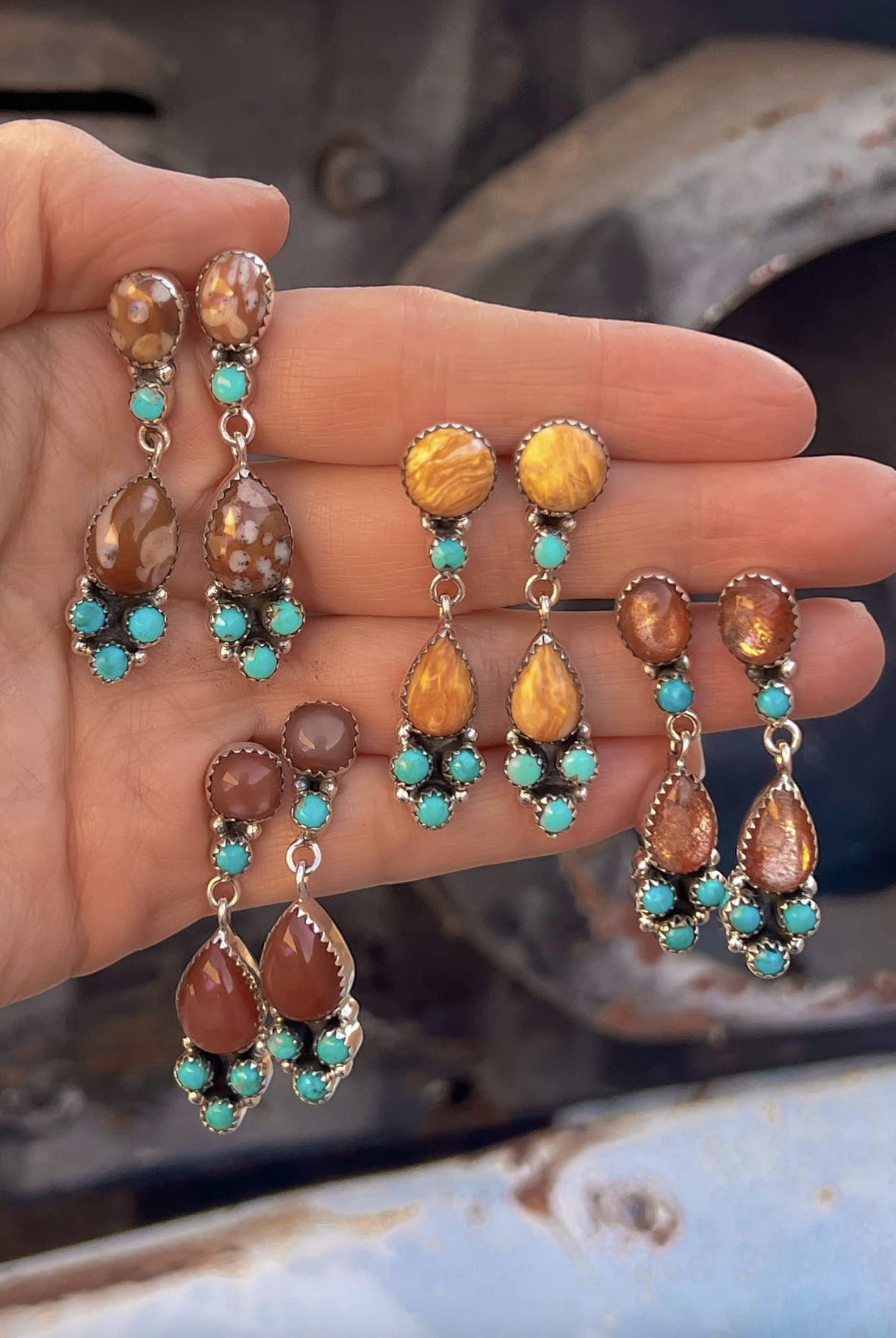 The Turquoise Enya Earring |-Earrings-Krush Kandy, Women's Online Fashion Boutique Located in Phoenix, Arizona (Scottsdale Area)
