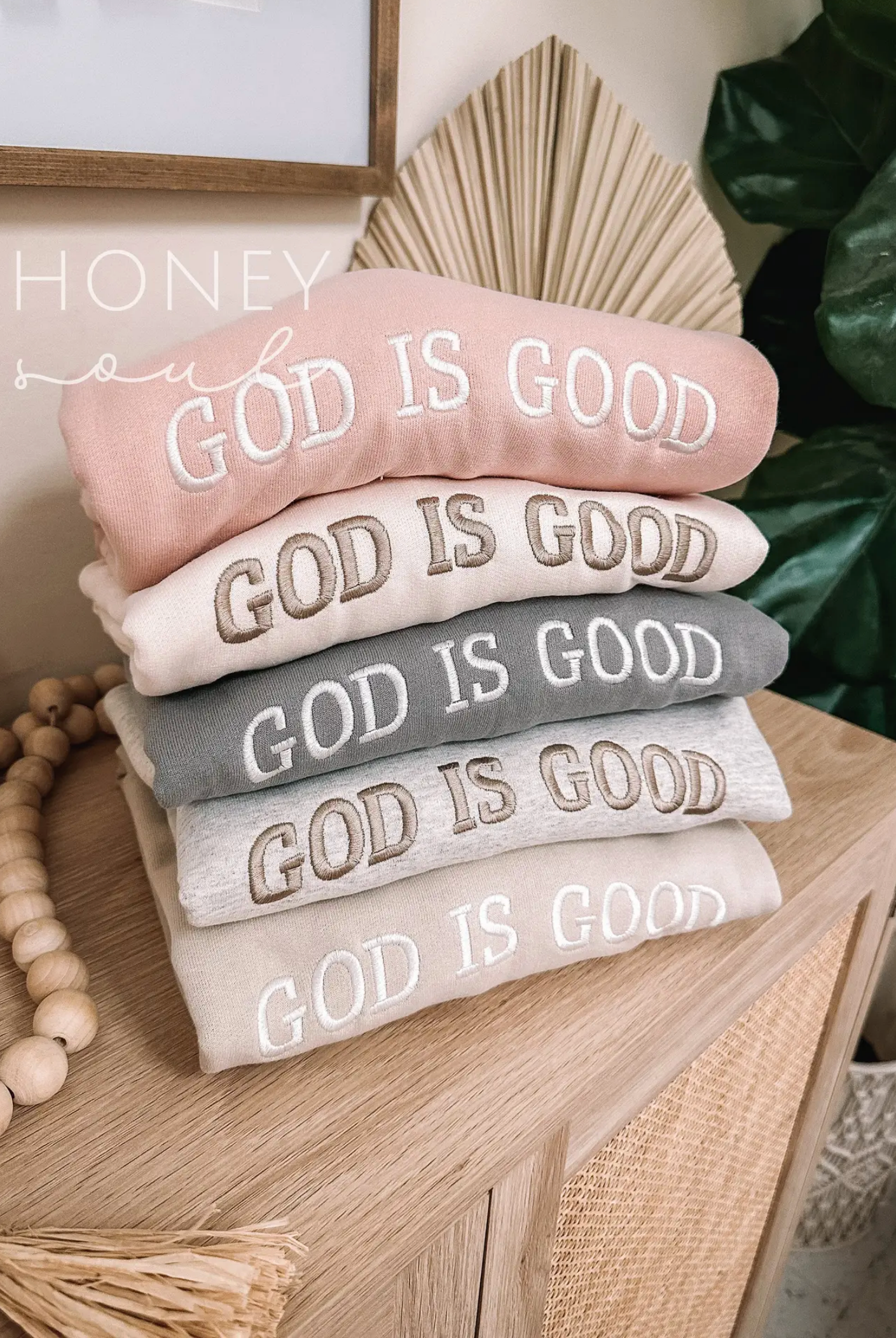 God Is Good Graphic Sweater-Graphic Tees-Krush Kandy, Women's Online Fashion Boutique Located in Phoenix, Arizona (Scottsdale Area)