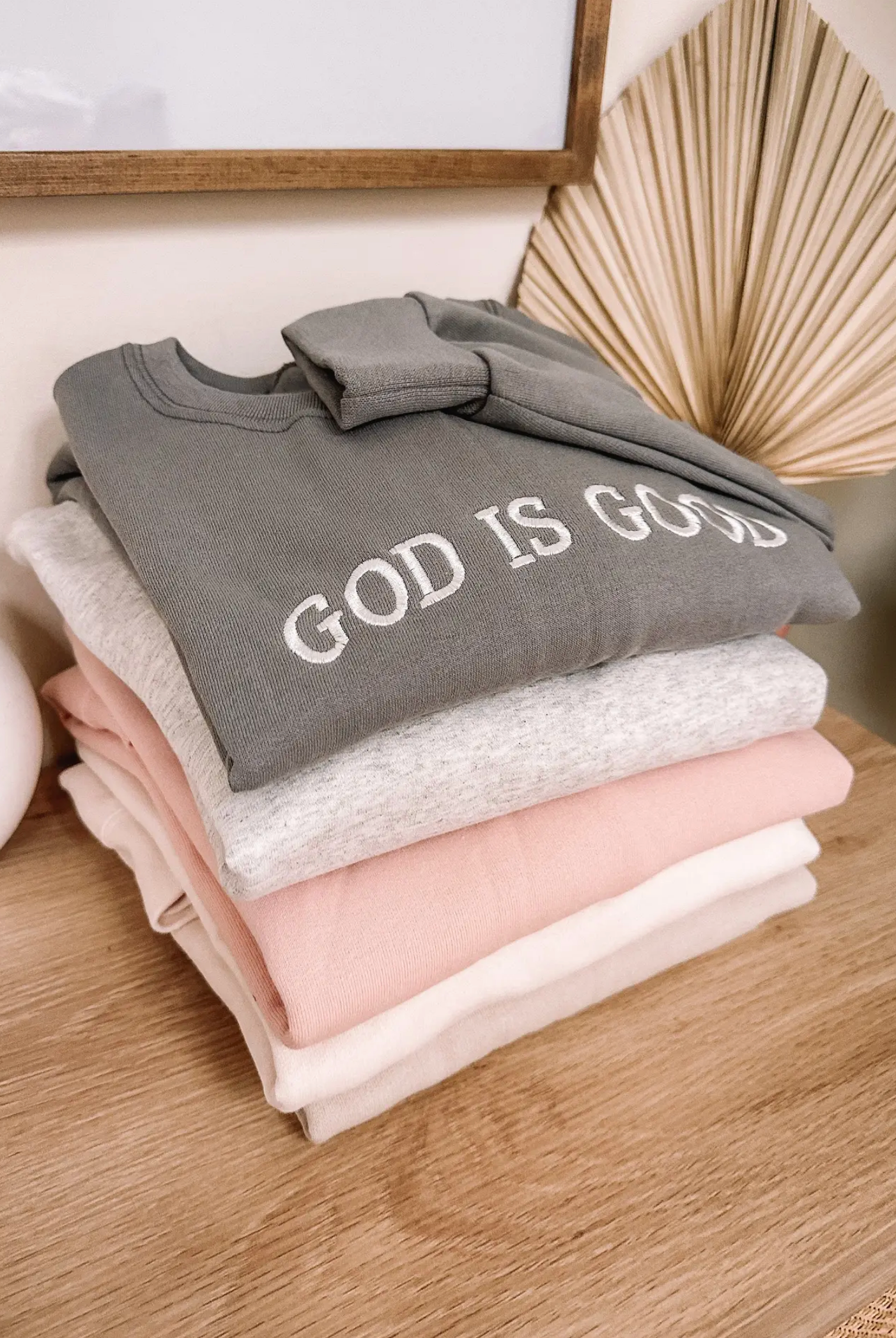 God Is Good Graphic Sweater-Graphic Tees-Krush Kandy, Women's Online Fashion Boutique Located in Phoenix, Arizona (Scottsdale Area)