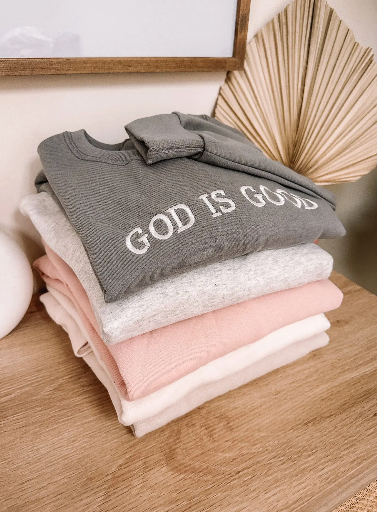God Is Good Graphic Sweater-Graphic Tees-Krush Kandy, Women's Online Fashion Boutique Located in Phoenix, Arizona (Scottsdale Area)