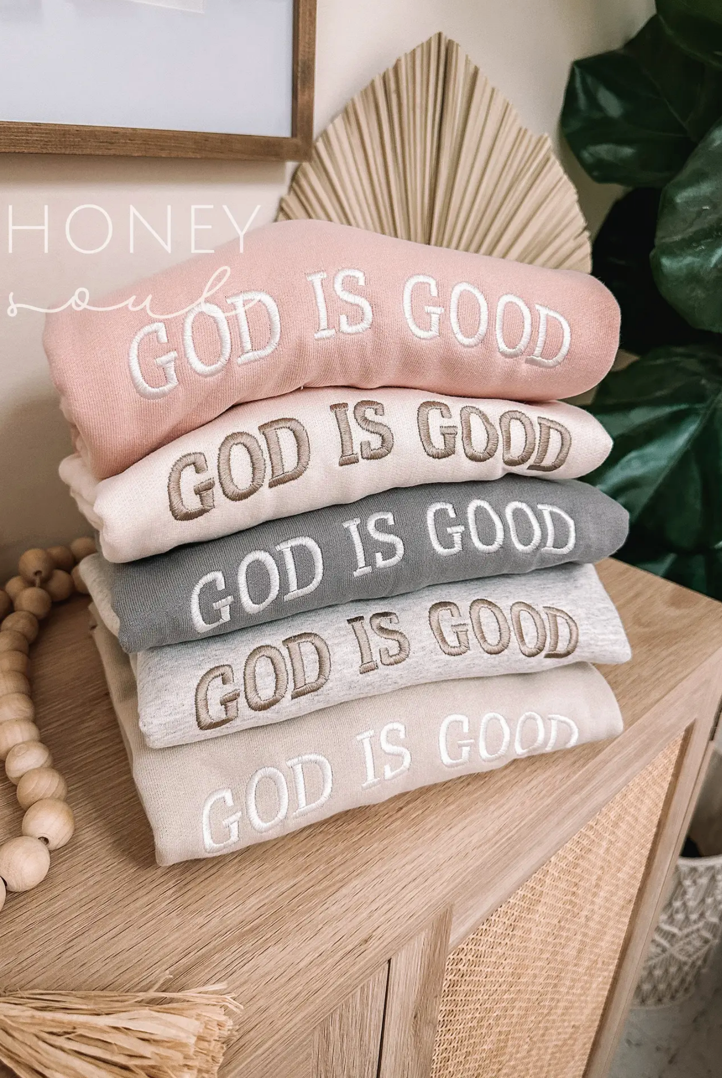 God Is Good Graphic Sweater-Graphic Tees-Krush Kandy, Women's Online Fashion Boutique Located in Phoenix, Arizona (Scottsdale Area)
