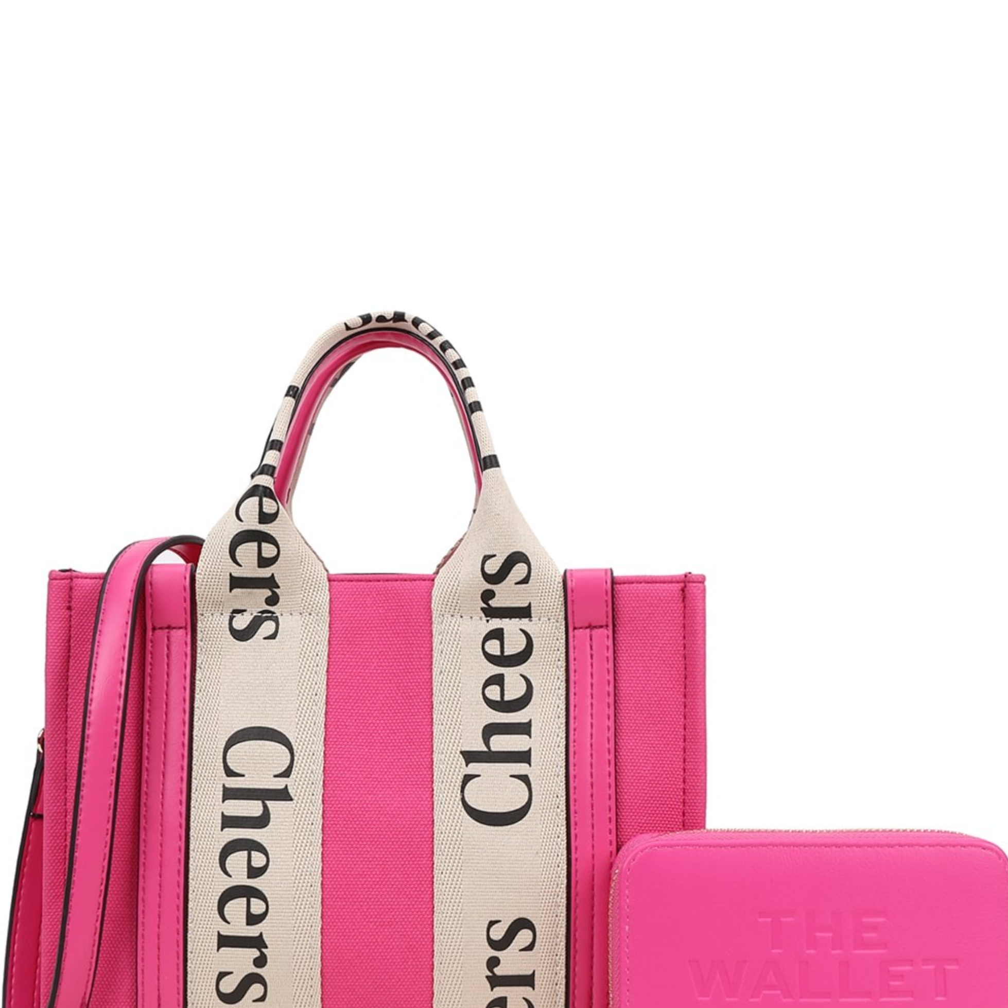 Cheers (Tote Bag) Shoulder Bag With Wallet Set-Purses & Bags-Krush Kandy, Women's Online Fashion Boutique Located in Phoenix, Arizona (Scottsdale Area)