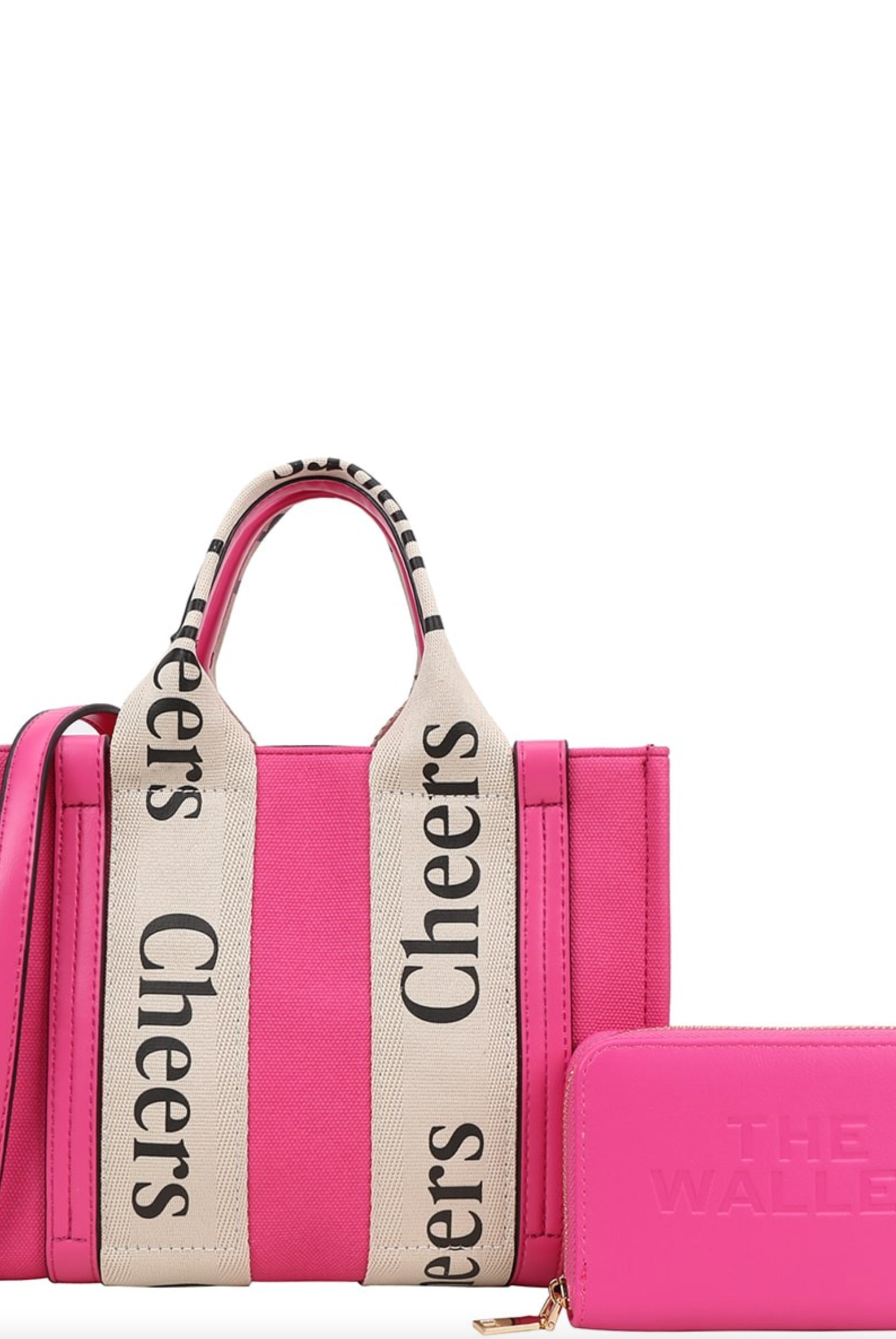 Cheers (Tote Bag) Shoulder Bag With Wallet Set-Purses & Bags-Krush Kandy, Women's Online Fashion Boutique Located in Phoenix, Arizona (Scottsdale Area)