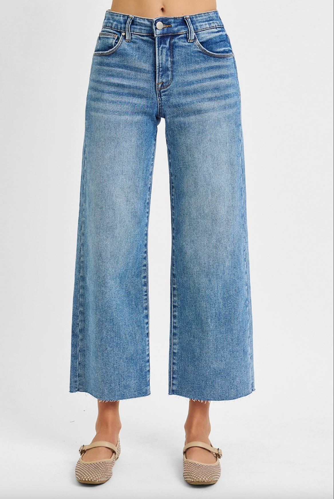 RISEN Abby Tummy Control Wide Leg Jean-Jeans-Krush Kandy, Women's Online Fashion Boutique Located in Phoenix, Arizona (Scottsdale Area)