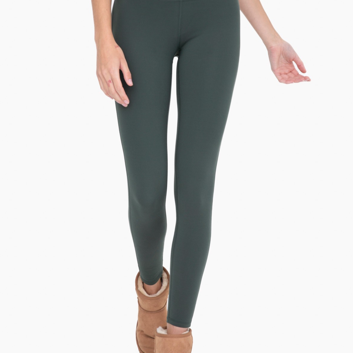 MONO B Essential Solid Leggings | 2 Colors-Leggings-Krush Kandy, Women's Online Fashion Boutique Located in Phoenix, Arizona (Scottsdale Area)