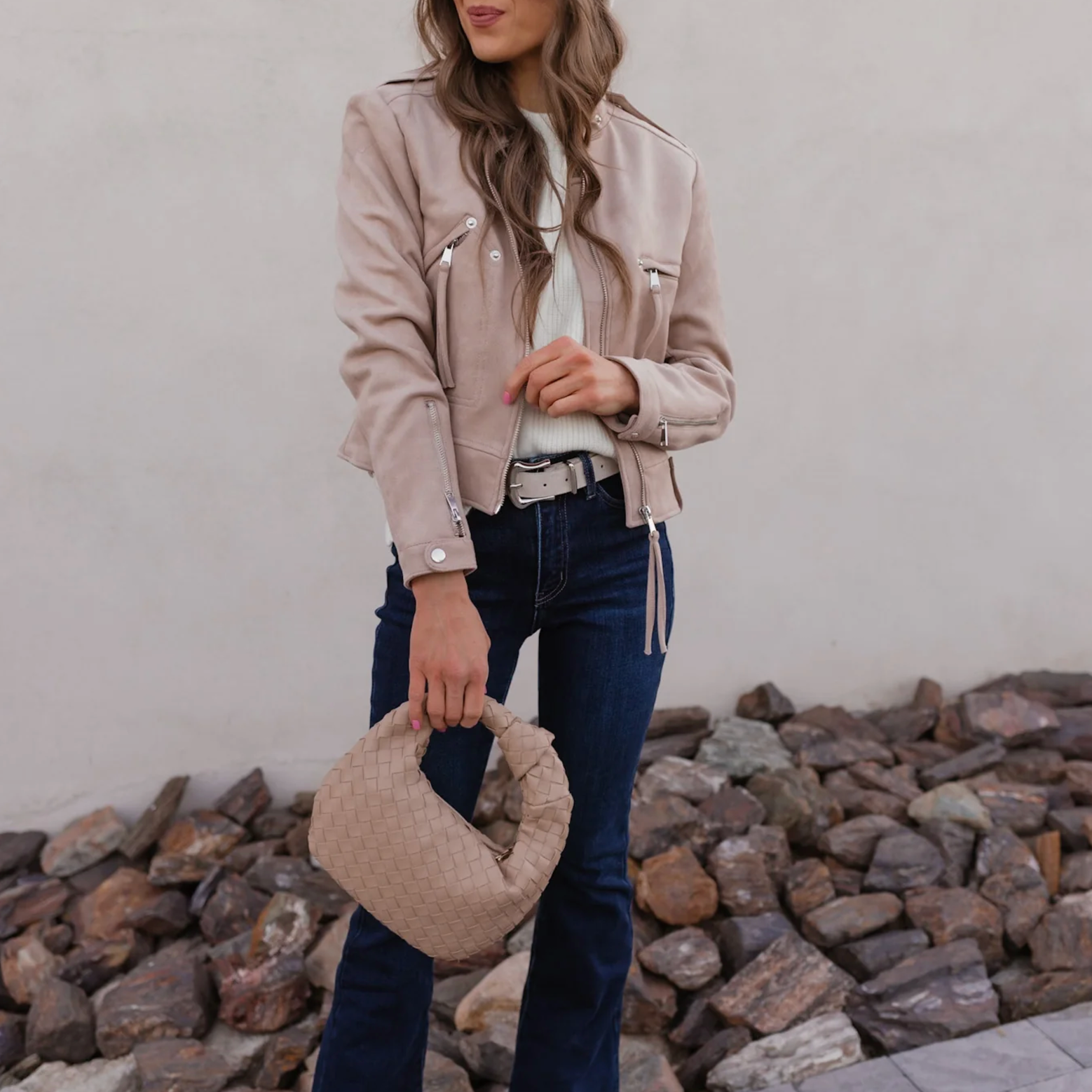 Take Me Shopping Suede Moto Jacket-Jackets-Krush Kandy, Women's Online Fashion Boutique Located in Phoenix, Arizona (Scottsdale Area)