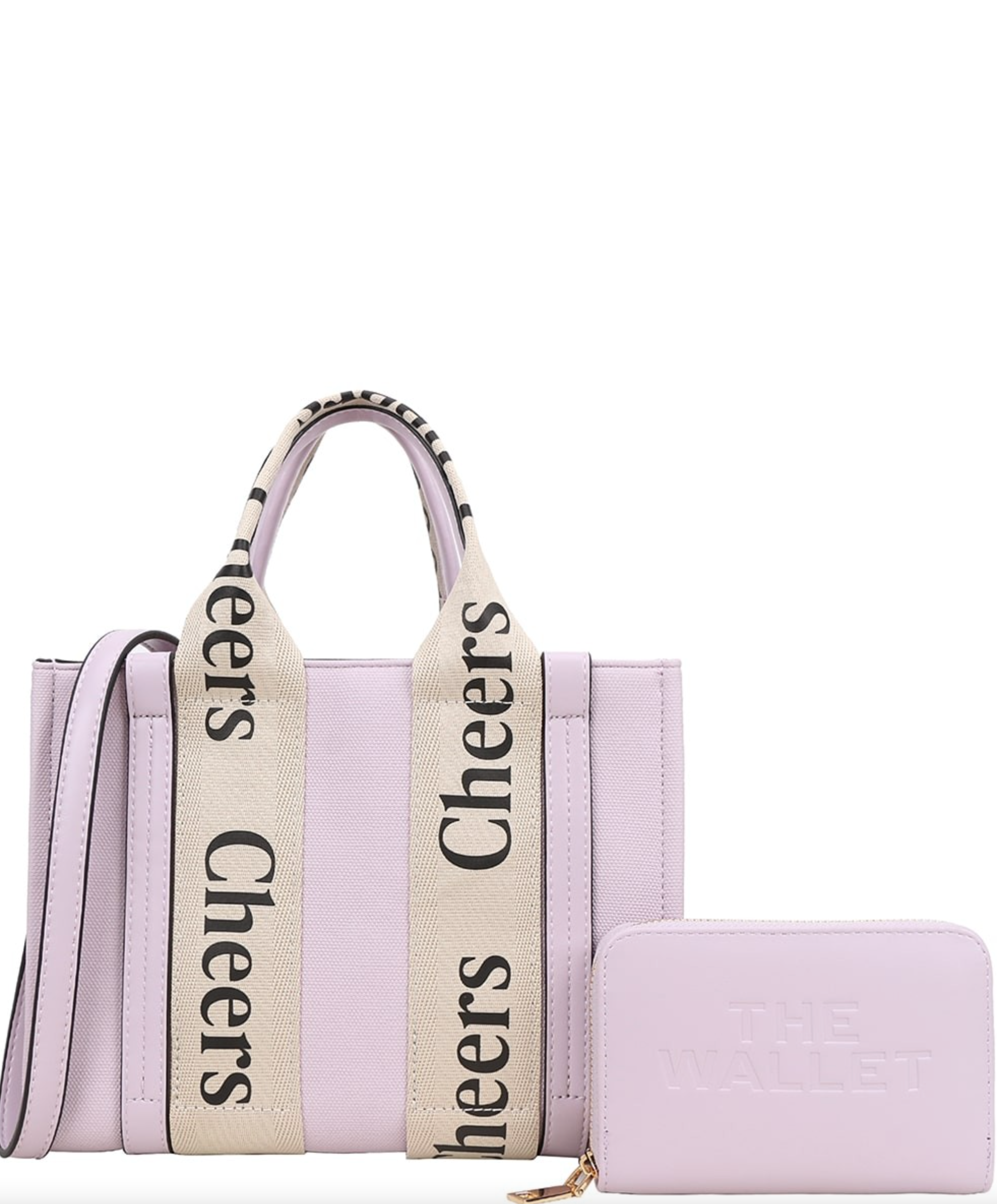 Cheers (Tote Bag) Shoulder Bag With Wallet Set-Purses & Bags-Krush Kandy, Women's Online Fashion Boutique Located in Phoenix, Arizona (Scottsdale Area)