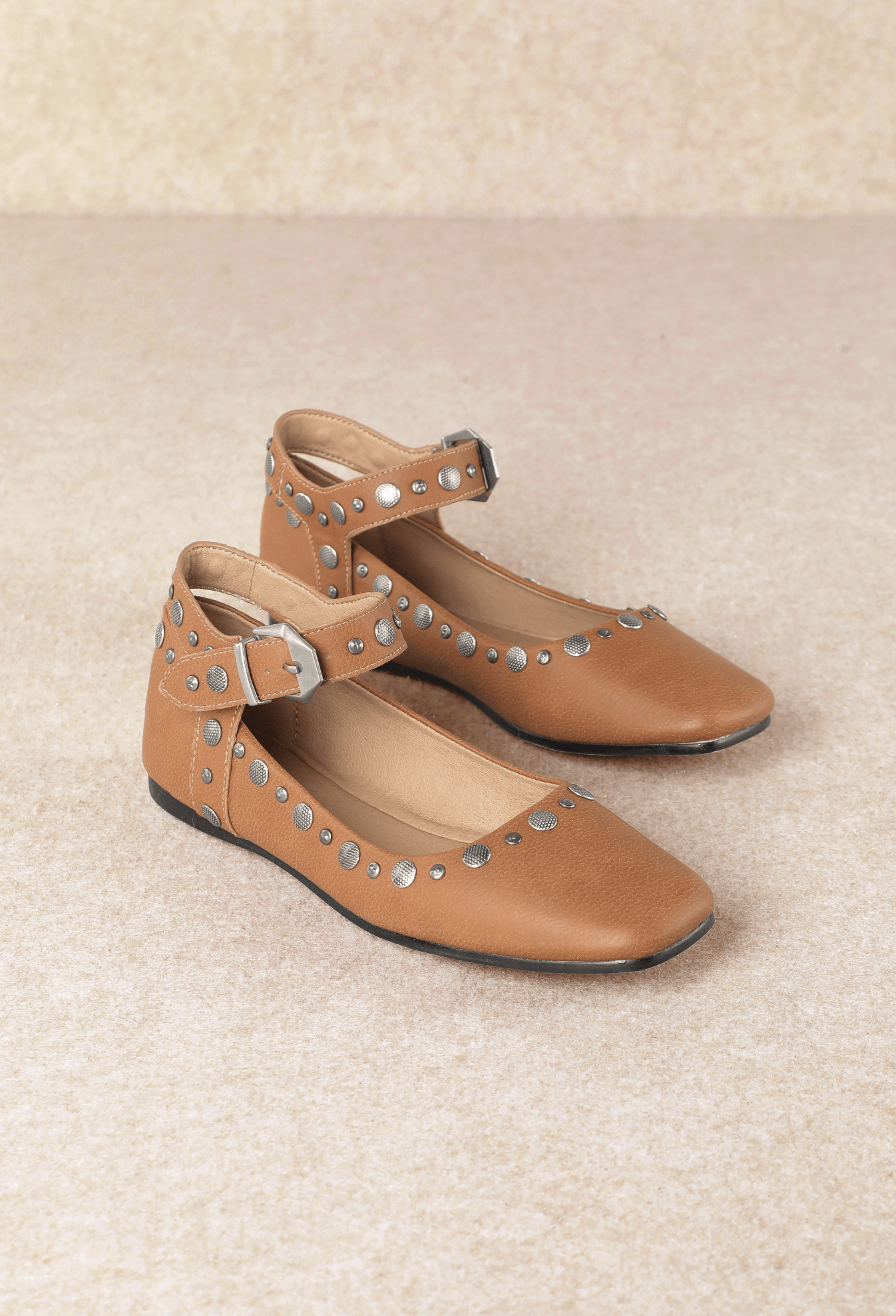 Mystic Mary Jane Studded Ballet Flat-Flats-Krush Kandy, Women's Online Fashion Boutique Located in Phoenix, Arizona (Scottsdale Area)