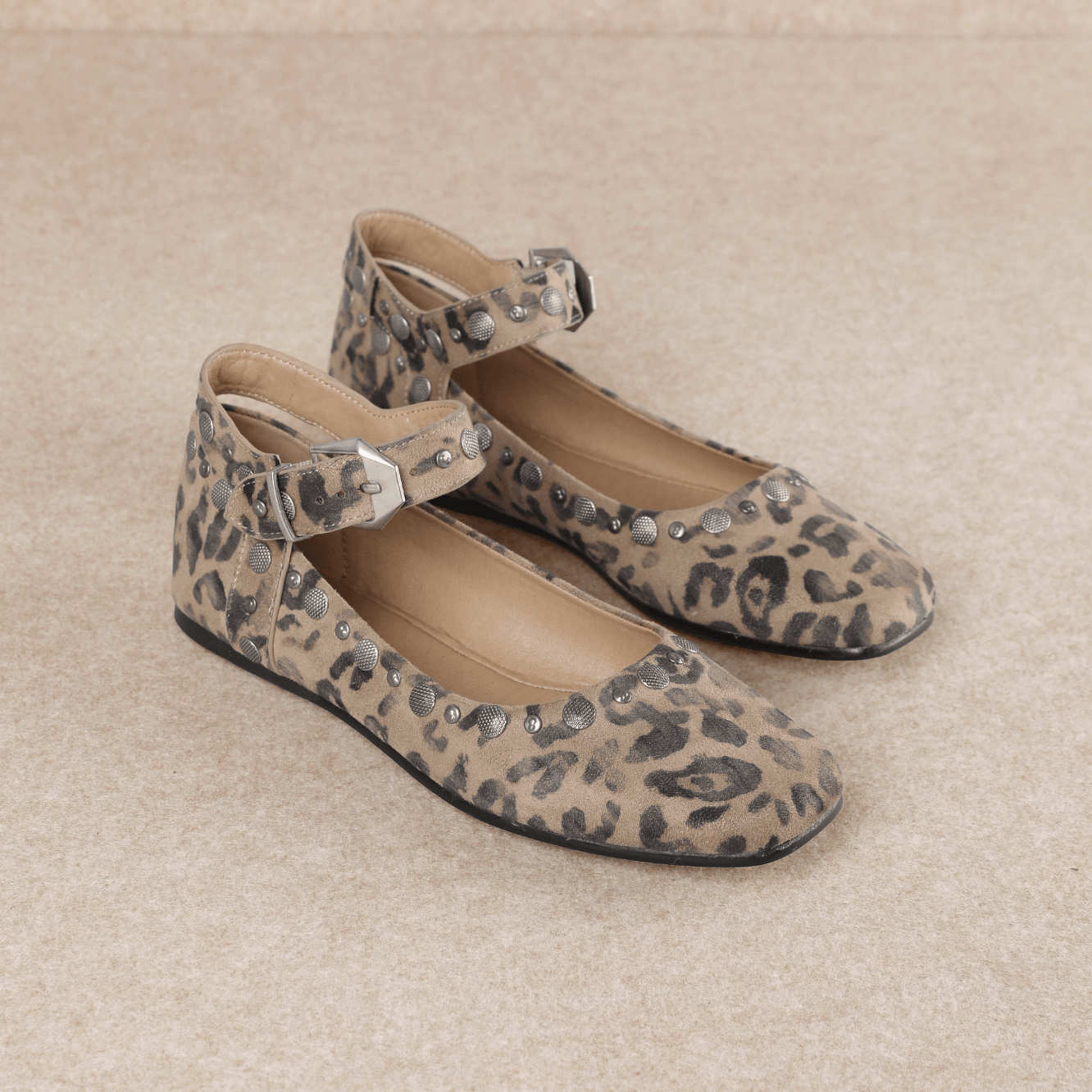 Mystic Mary Jane Studded Ballet Flat-Flats-Krush Kandy, Women's Online Fashion Boutique Located in Phoenix, Arizona (Scottsdale Area)