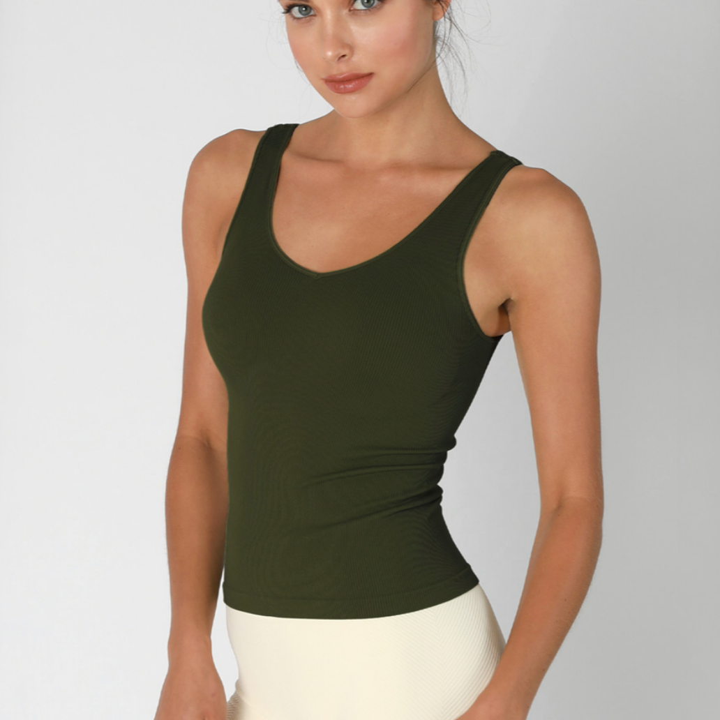 Ribbed Reversible Tank Top-Tanks-Krush Kandy, Women's Online Fashion Boutique Located in Phoenix, Arizona (Scottsdale Area)