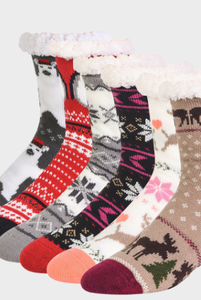 Sherpa Lined WINTER SOCKS-Socks-Krush Kandy, Women's Online Fashion Boutique Located in Phoenix, Arizona (Scottsdale Area)